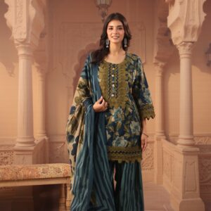 Farshi Designer suit Item Code :1309GB