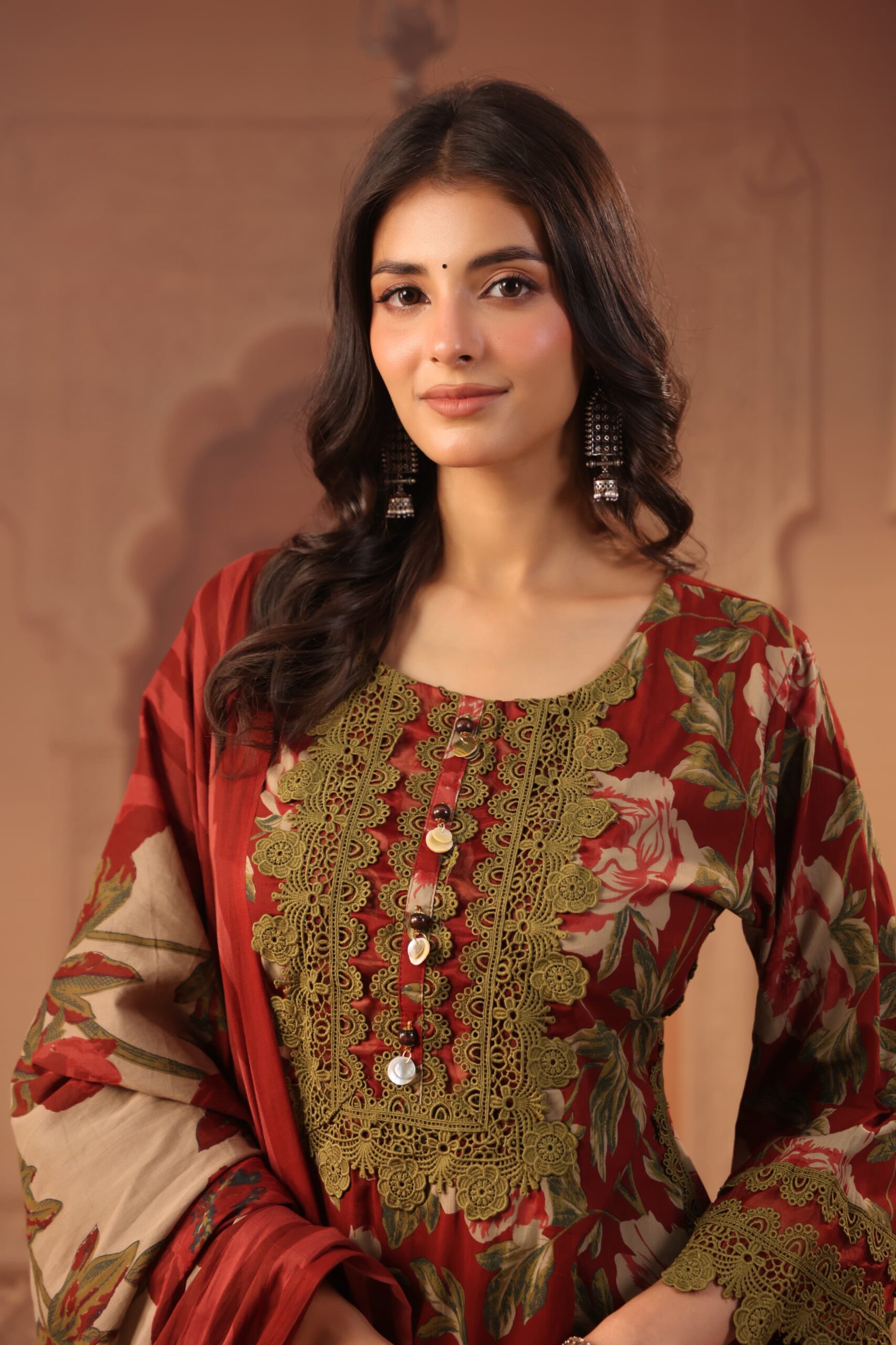 Farshi Designer suit Item Code :1309GB - Image 2