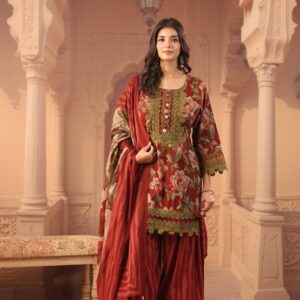 Farshi Designer suit Item Code :1309GB
