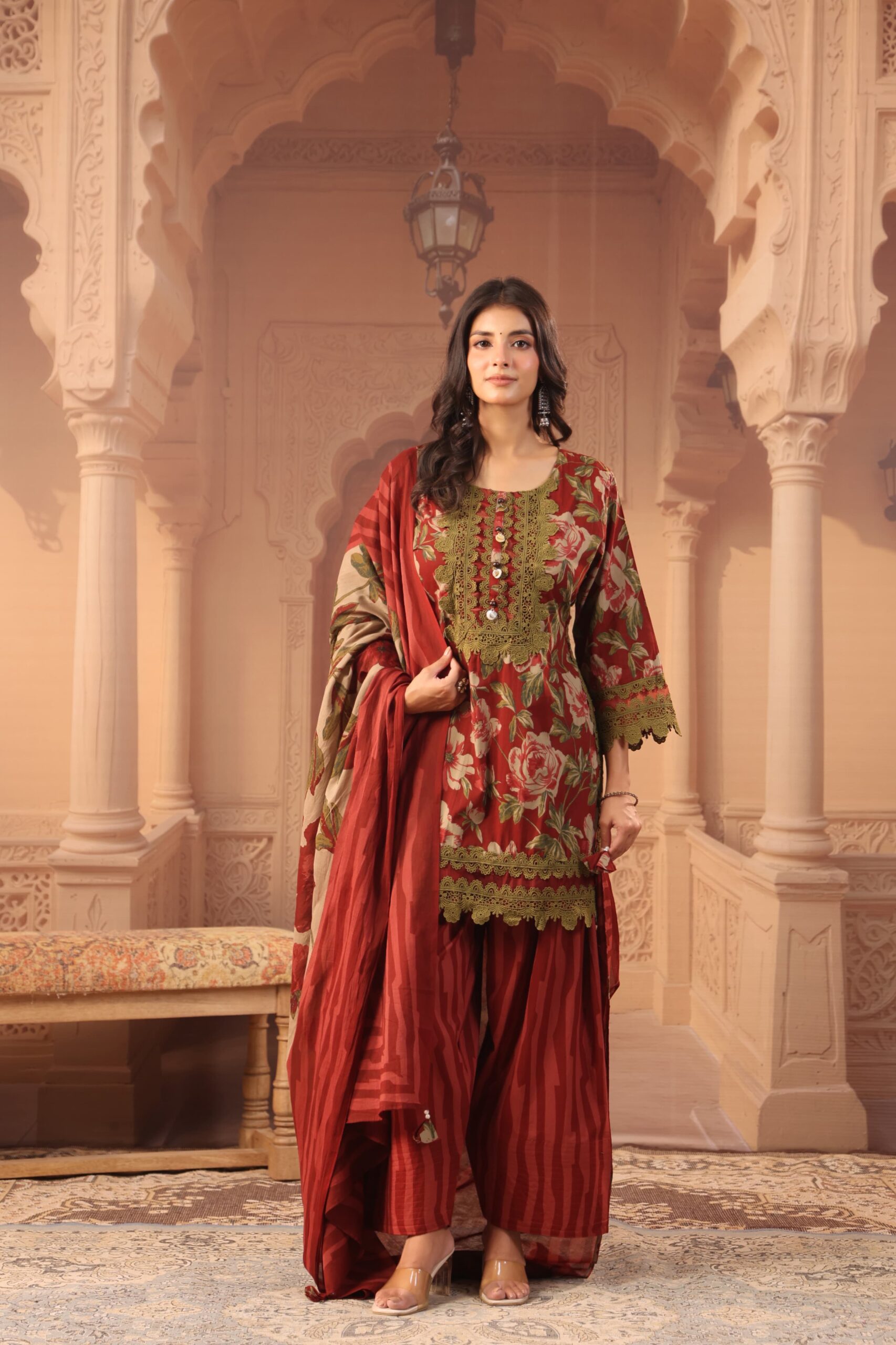 Farshi Designer suit Item Code :1309GB